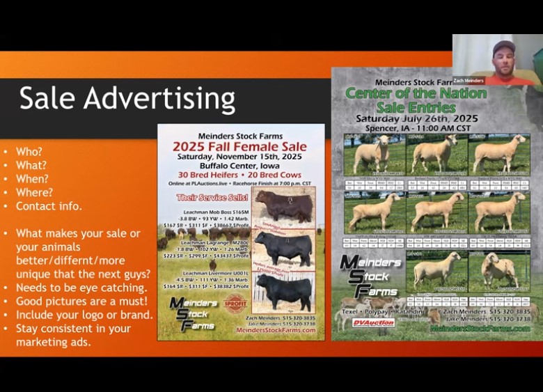 September 2025 EAPK Webinar - Marketing breeding stock with Zach Meinders